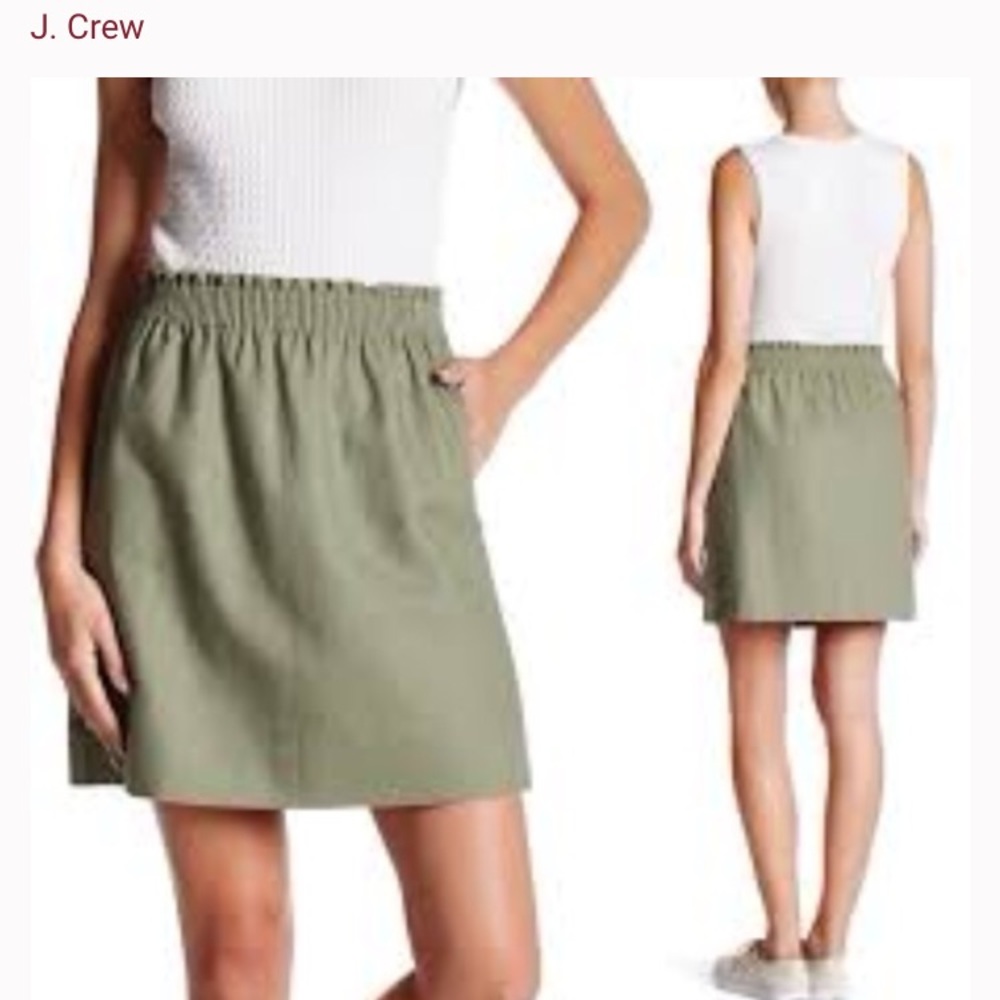 JCrew linen skirt size 4